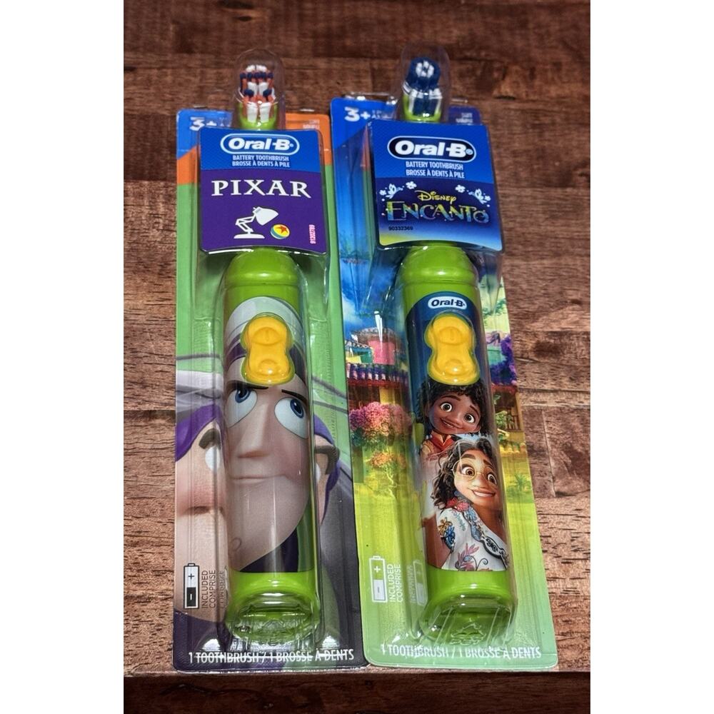 Two Oral B Kids Spin Brushes Disney